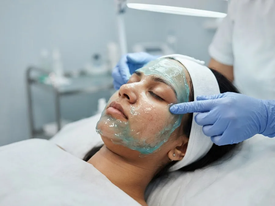 Bridal skin preparation at Theory of Skin, Indiranagar