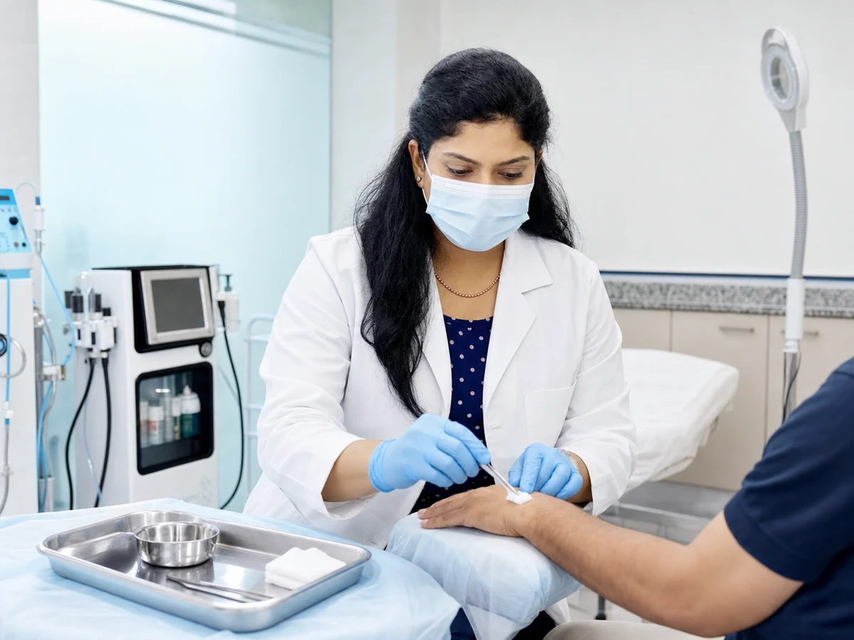 Procedure room at Theory of Skin, Indiranagar